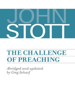 cover image of The Challenge of Preaching